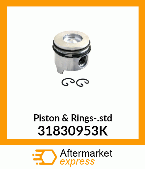 Piston & Rings-.std 31830953K