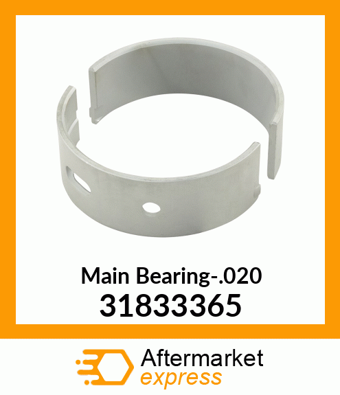 Main Bearing-.020 31833365