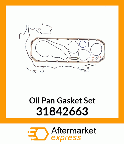 Oil Pan Gasket Set 31842663