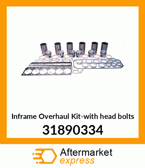Inframe Overhaul Kit-with head bolts 31890334