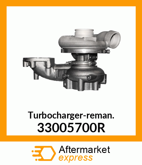 Turbocharger-reman. 33005700R