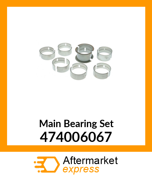 Main Bearing Set 474006067