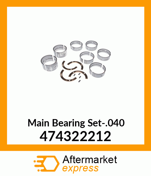 Main Bearing Set-.040 474322212