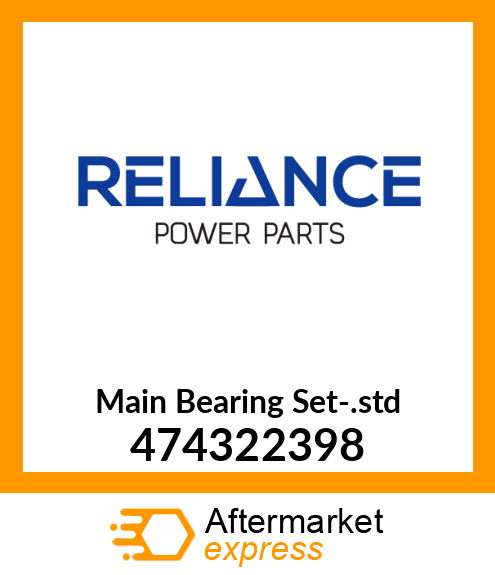 Main Bearing Set-.std 474322398