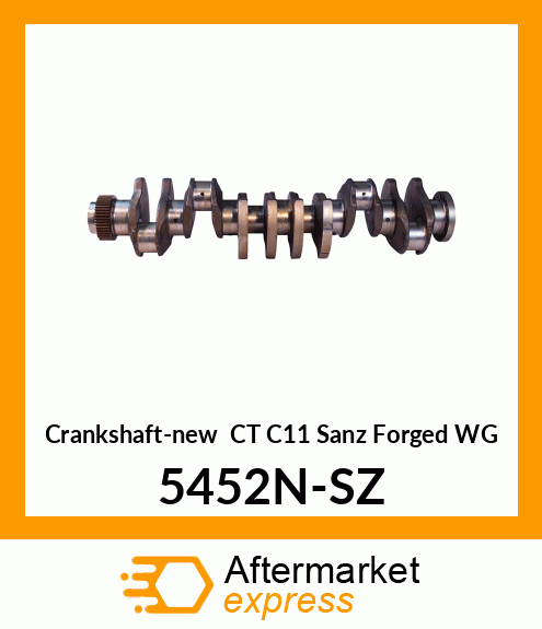 Crankshaft-new CT C11 Sanz Forged WG 5452N-SZ