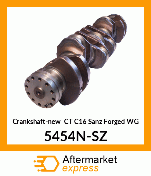 Crankshaft-new CT C16 Sanz Forged WG 5454N-SZ