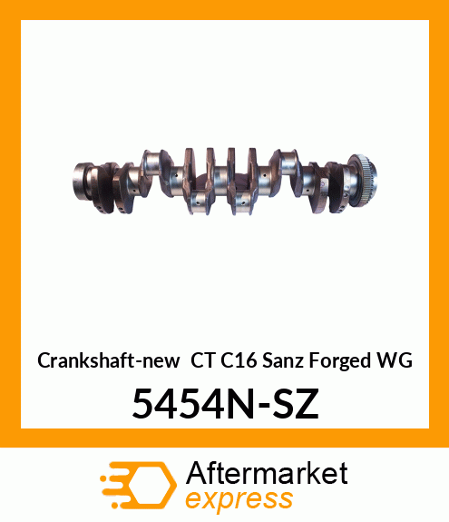 Crankshaft-new CT C16 Sanz Forged WG 5454N-SZ