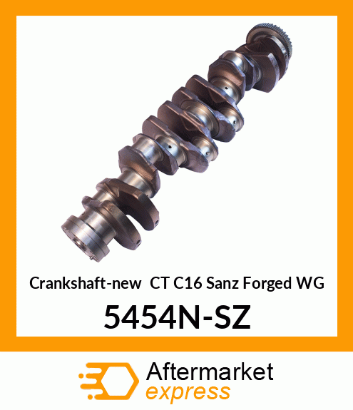 Crankshaft-new CT C16 Sanz Forged WG 5454N-SZ