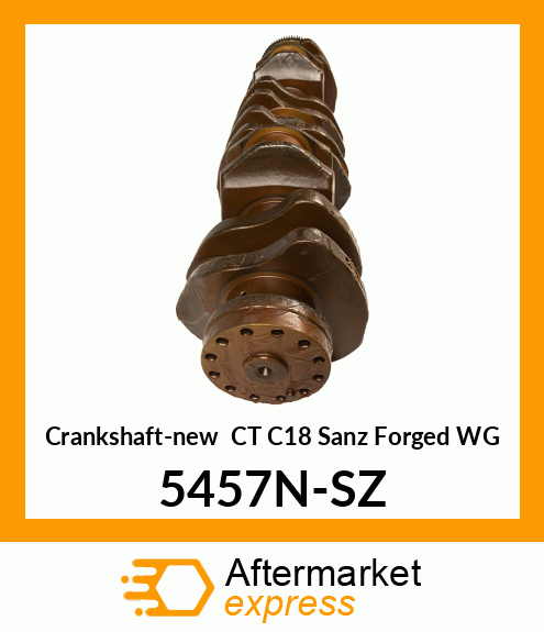 Crankshaft-new CT C18 Sanz Forged WG 5457N-SZ