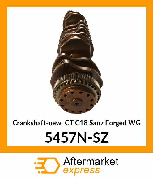 Crankshaft-new CT C18 Sanz Forged WG 5457N-SZ