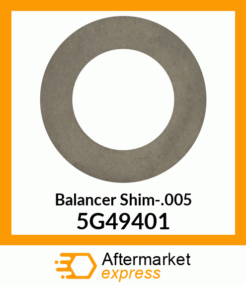 Balancer Shim-.005 5G49401