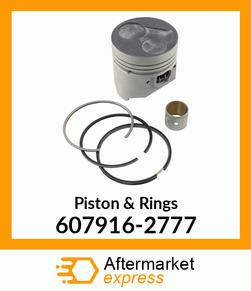 Piston & Rings 607916-2777