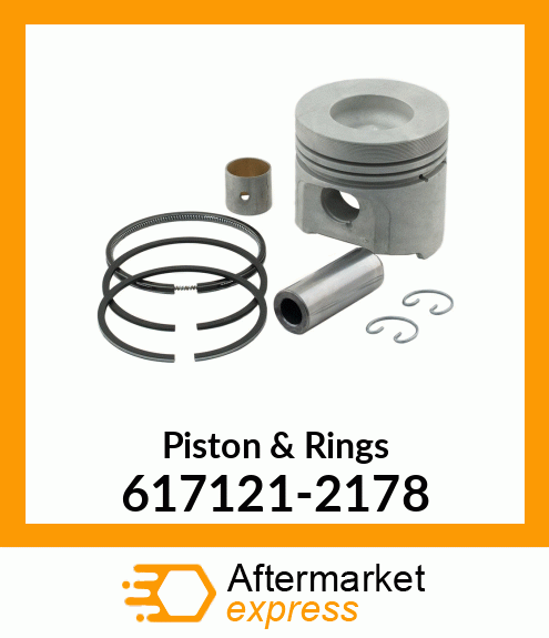 Piston & Rings 617121-2178