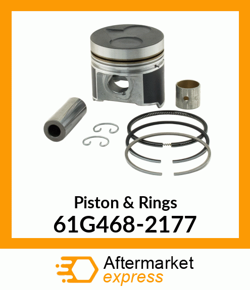 Piston & Rings 61G468-2177