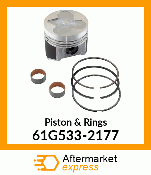 Piston & Rings 61G533-2177