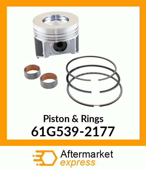 Piston & Rings 61G539-2177