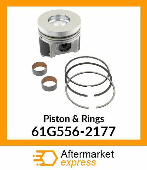 Piston & Rings 61G556-2177
