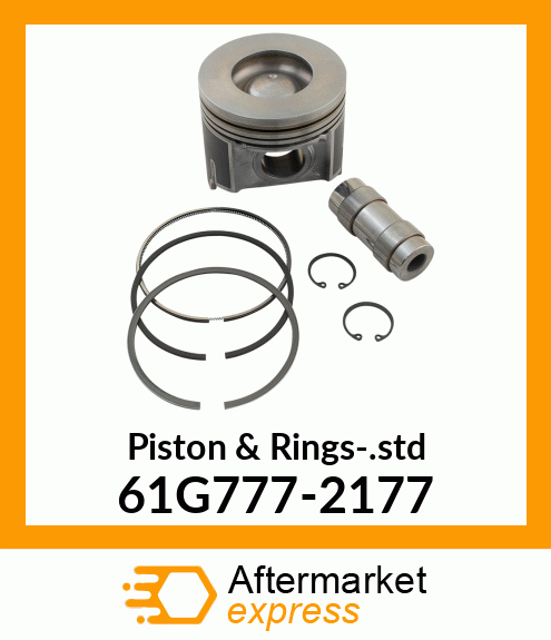 Piston & Rings-.std 61G777-2177