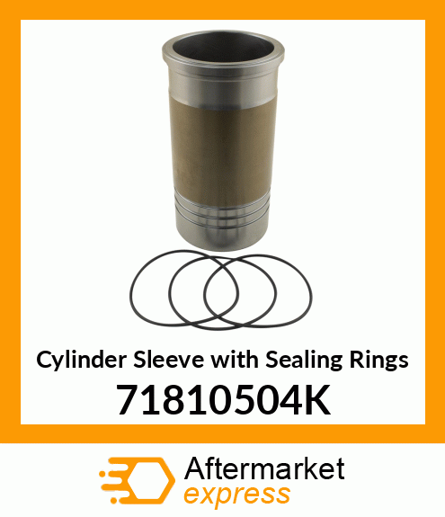 Cylinder Sleeve with Sealing Rings 71810504K