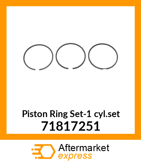 Piston Ring Set-1 cyl.set 71817251