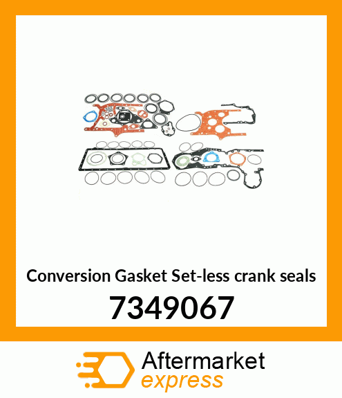 Conversion Gasket Set-less crank seals 7349067