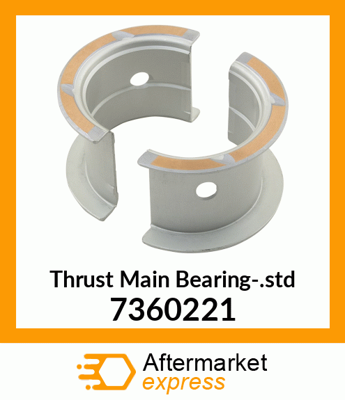 Thrust Main Bearing-.std 7360221