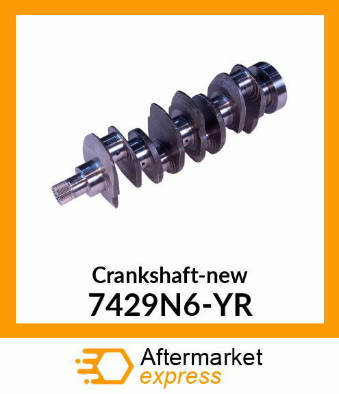 Crankshaft-new 7429N6-YR
