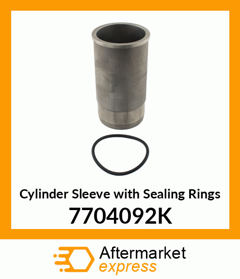 Cylinder Sleeve with Sealing Rings 7704092K