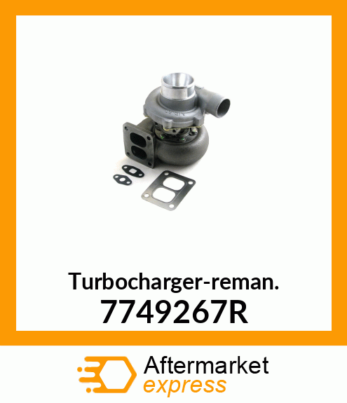 Turbocharger-reman. 7749267R