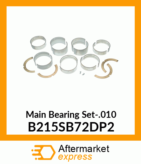 Main Bearing Set-.010 B215SB72DP2