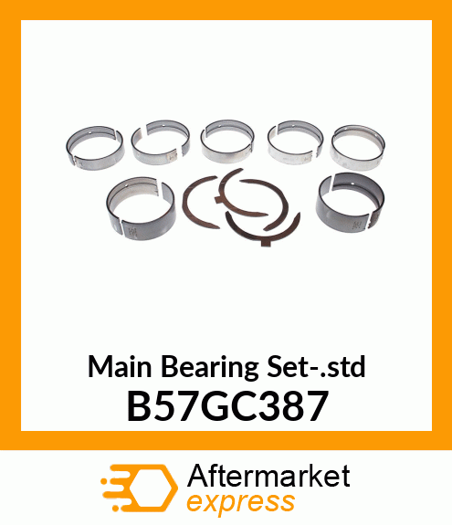 Main Bearing Set-.std B57GC387