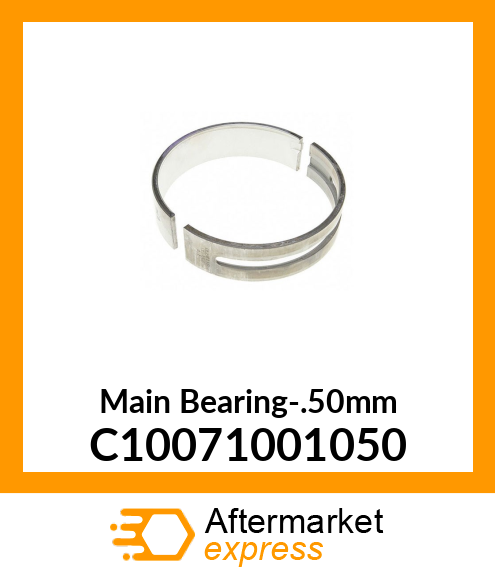 Main Bearing-.50mm C10071001050