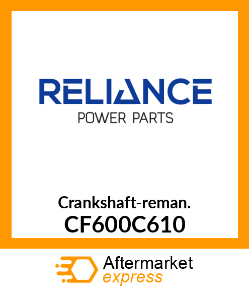 Crankshaft-reman. CF600C610