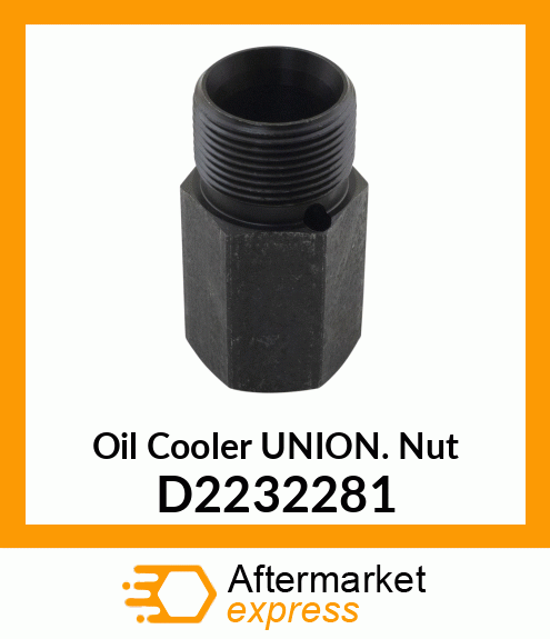 Oil Cooler Union Nut D2232281