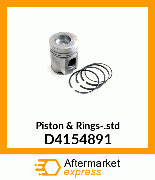 Piston & Rings-.std D4154891