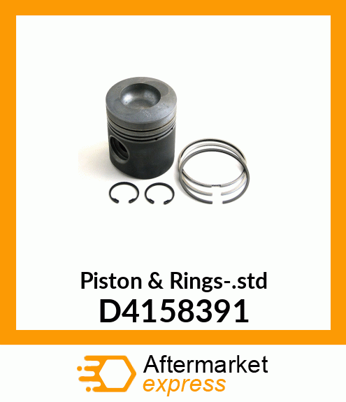 Piston & Rings-.std D4158391