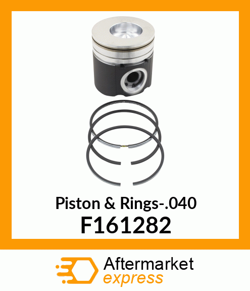 Piston & Rings-.040 F161282
