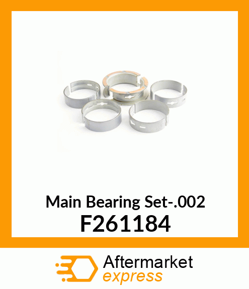 Main Bearing Set-.002 F261184