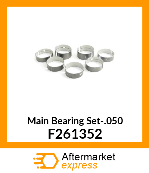 Main Bearing Set-.050 F261352