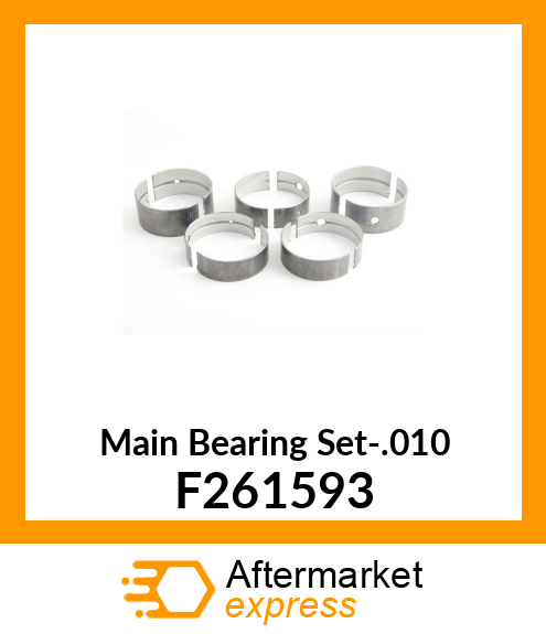 Main Bearing Set-.010 F261593