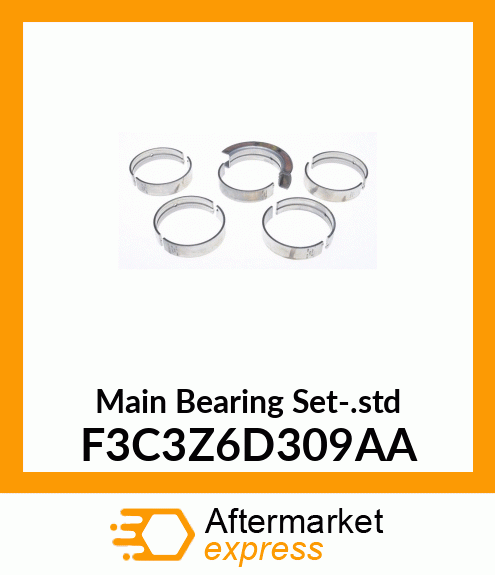 Main Bearing Set-.std F3C3Z6D309AA