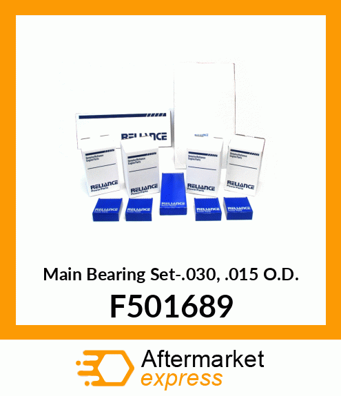 Main Bearing Set-.030, .015 O.D. F501689