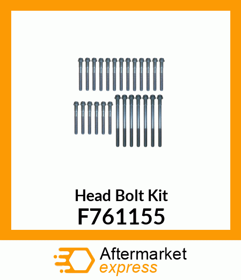 Head Bolt Kit F761155