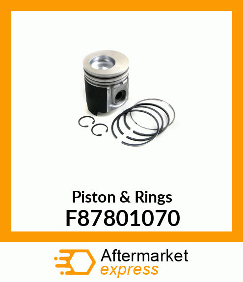 Piston & Rings F87801070