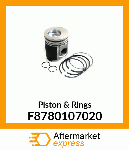 Piston & Rings F8780107020