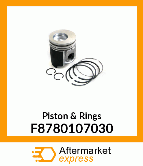 Piston & Rings F8780107030