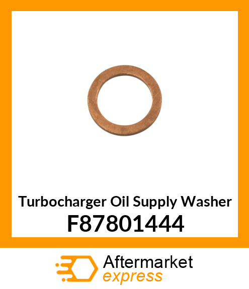 Turbocharger Oil Supply Washer F87801444