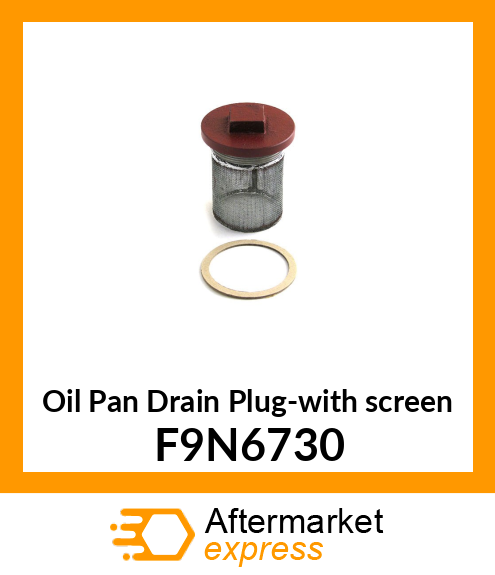 Oil Pan Drain Plug-with screen F9N6730