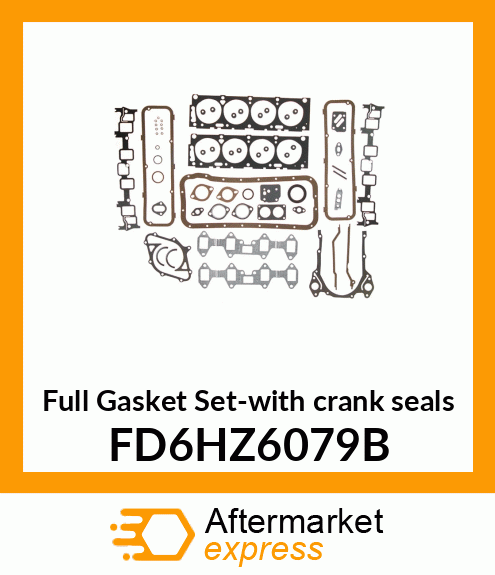 Full Gasket Set-with crank seals FD6HZ6079B