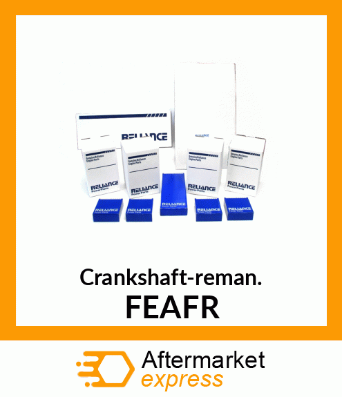 Crankshaft-reman. FEAFR